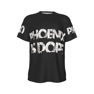 Phoenix is Dope Black Grunge Dry Fit T-Shirt