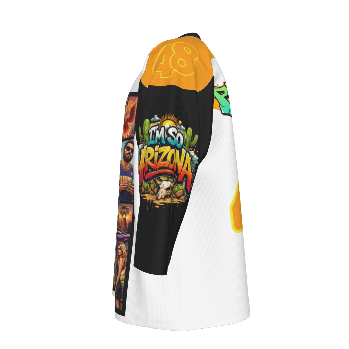 Phoenix Is Dope City Is Dope Home Team Hockey Jersey - Image 5