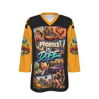 Phoenix Is Dope City Is Dope Away Team Hockey Jersey